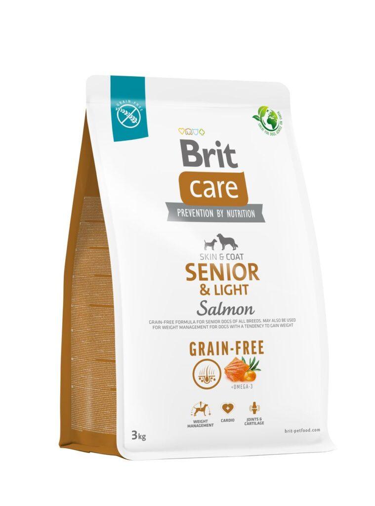 Brit Care Grain-Free Senior & Light Salmon koeratoit 3 kg