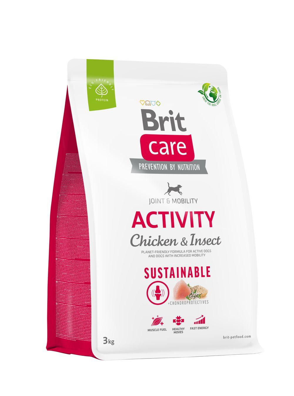 8595602559237.jpg Brit Care Sustainable Activity Chicken & Insect koeratoit 3kg - Image 1