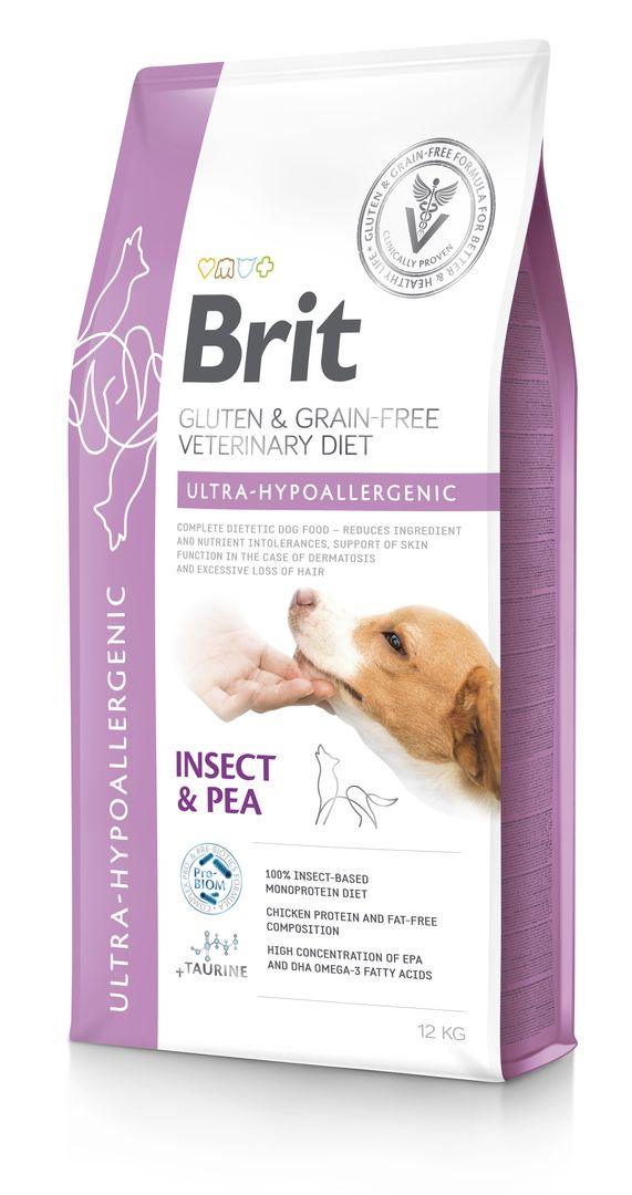 8595602559572.jpg Brit Veterinary Diet Ultra-Hypoallergenic erisööt koertele 12kg - Image 1