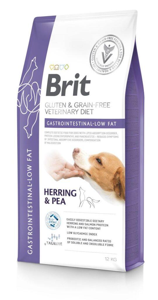 Brit Veterinary Diet Gastrointestinal – Low Fat erisööt koertele 12kg