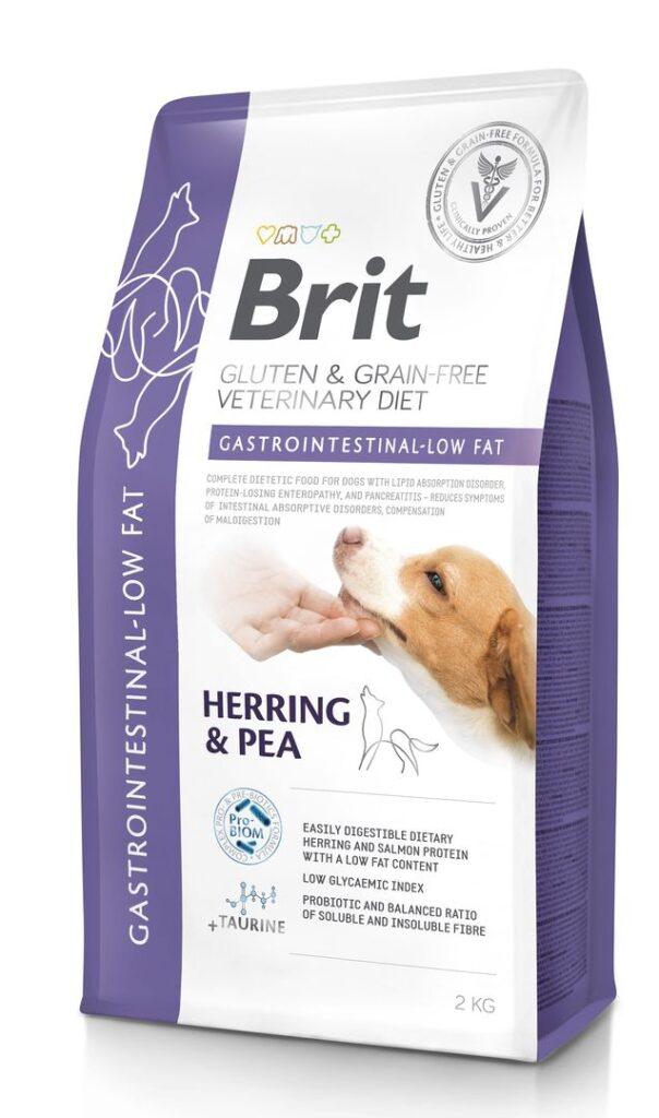 Brit Veterinary Diet Gastrointestinal – Low Fat erisööt koertele 2kg