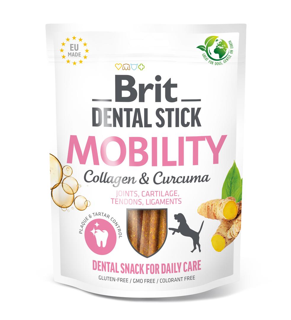 8595602564361.jpg Brit Dental Stick Mobility närimispulgad koertele 7tk 251g - Image 1