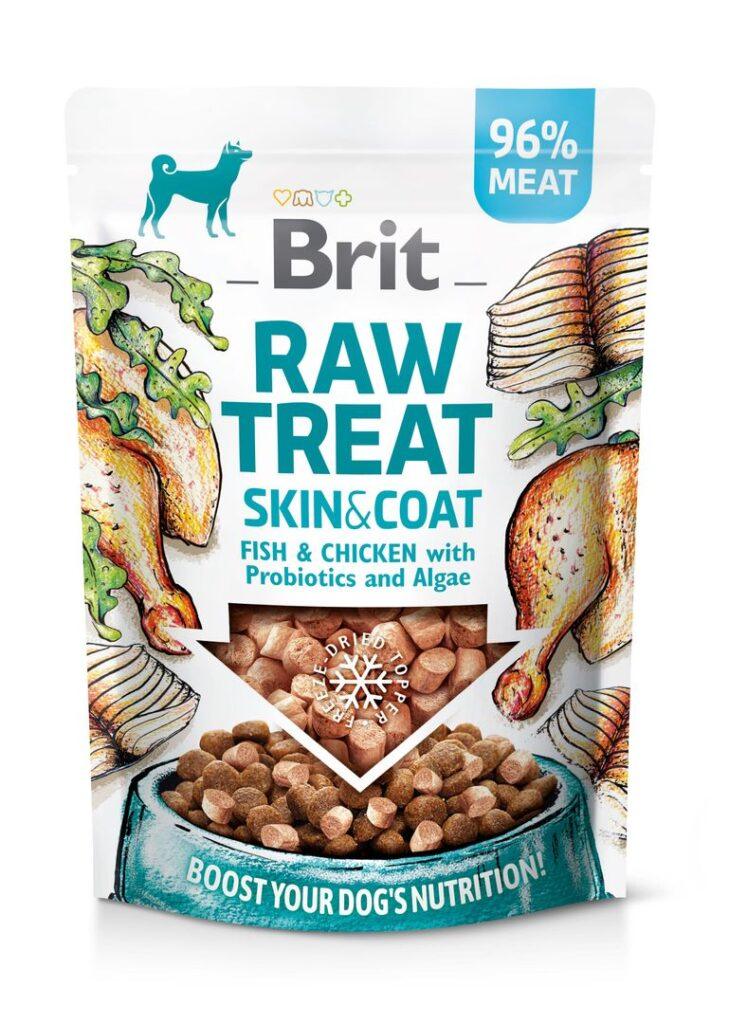 Brit Raw külmkuivatatud maius Skin & Coat koertele 40 g