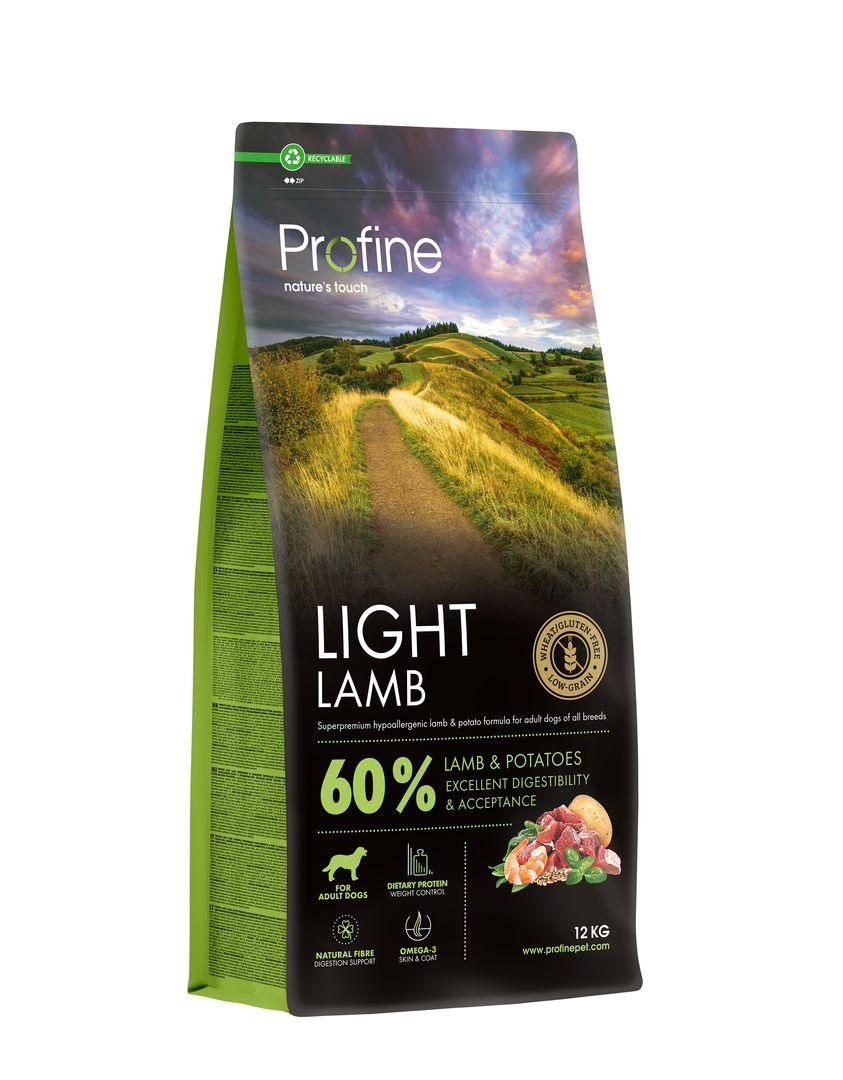 8595602569458.jpg Profine Light Lamb & Potatoes koeratoit 12 kg - Image 1