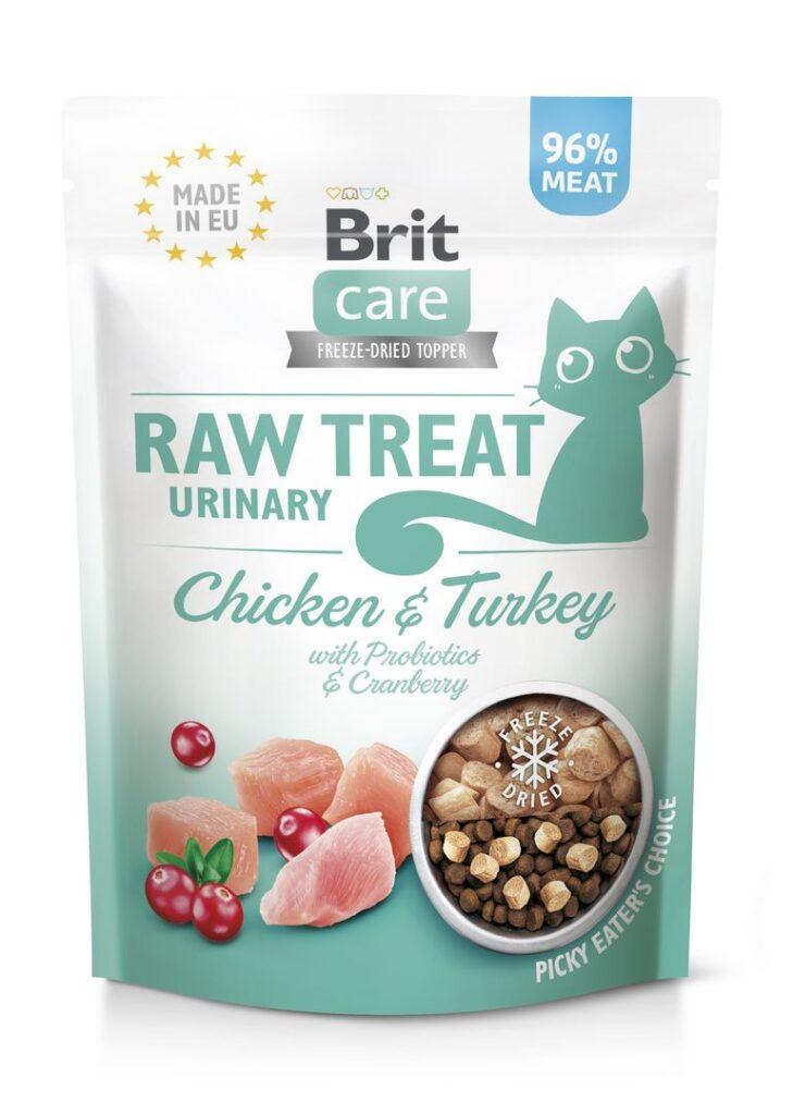Brit Care Raw külmkuivatatud maius Urinary steriliseeritud kassidele 40 g