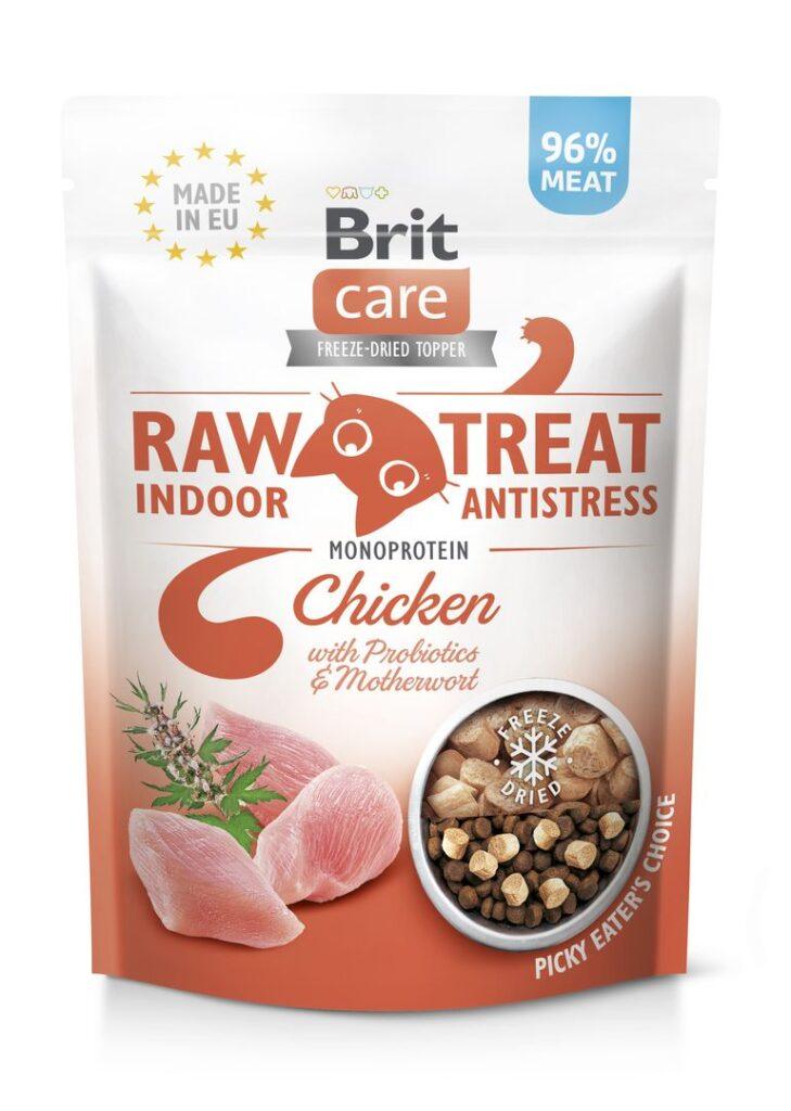 Brit Care Raw külmkuivatatud maius Indoor & Antistress kassidele 40 g