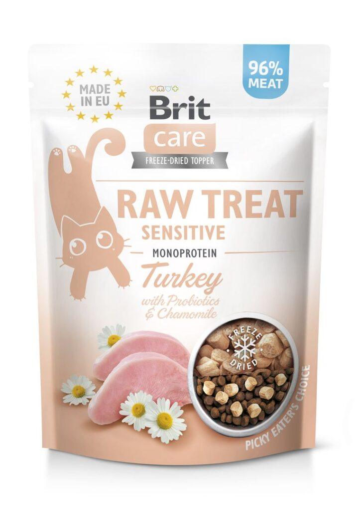 Brit Care Raw külmkuivatatud maius Sensitive kassidele 40 g