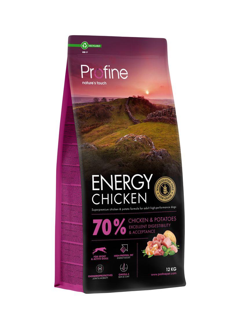 8595602570058.jpg Profine Energy Chicken & Potatoes koeratoit 12 kg - Image 1