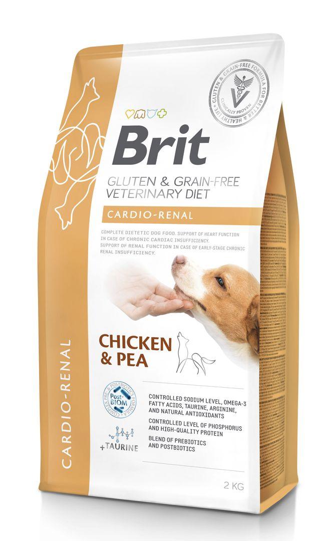 8595602573622.jpg Brit Veterinary Diet Cardio - Renal erisööt koertele 2kg - Image 1