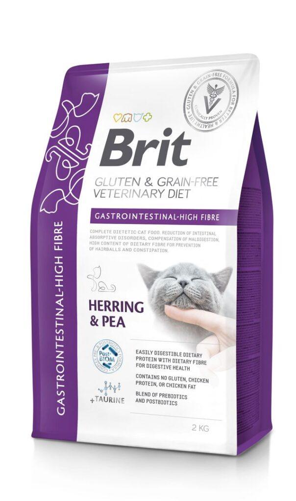 Brit Veterinary Diet Gastrointestinal – High Fibre erisööt kassidele 2kg