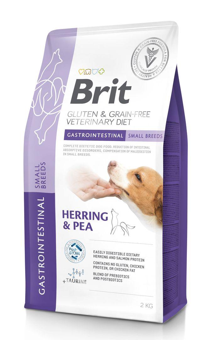 8595602573714.jpg Brit Veterinary Diet Gastrointestinal - Small Breed erisööt koertele 2kg - Image 1