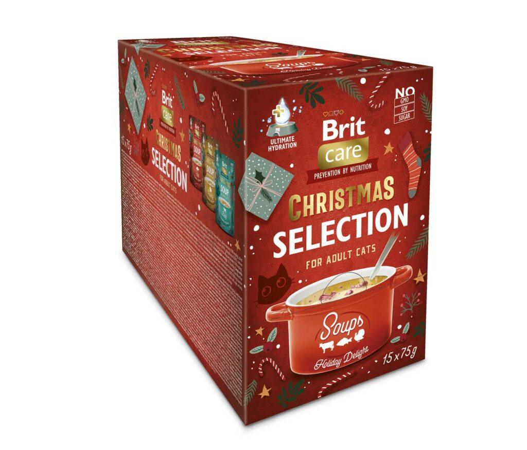 Brit Care Cat Soup Christmas multipakk kassidele 15 x 75 g