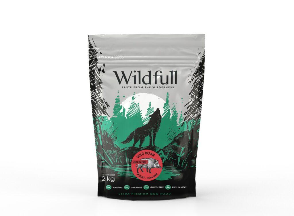 Wildfull Wild Boar Mini koeratoit 2kg pakend