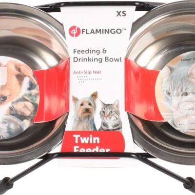 Flamingo kahe kausiga sööginõu XS ø 11cm – 200ml