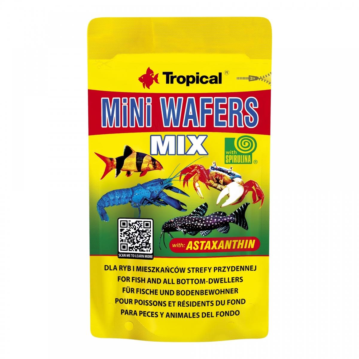 5900469665329.jpg Tropical Mini Wafers Mix kalatoit 18g - Pilt 1