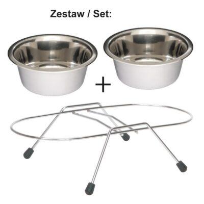 Barry King 2x metallkausid statiivil 0,45L