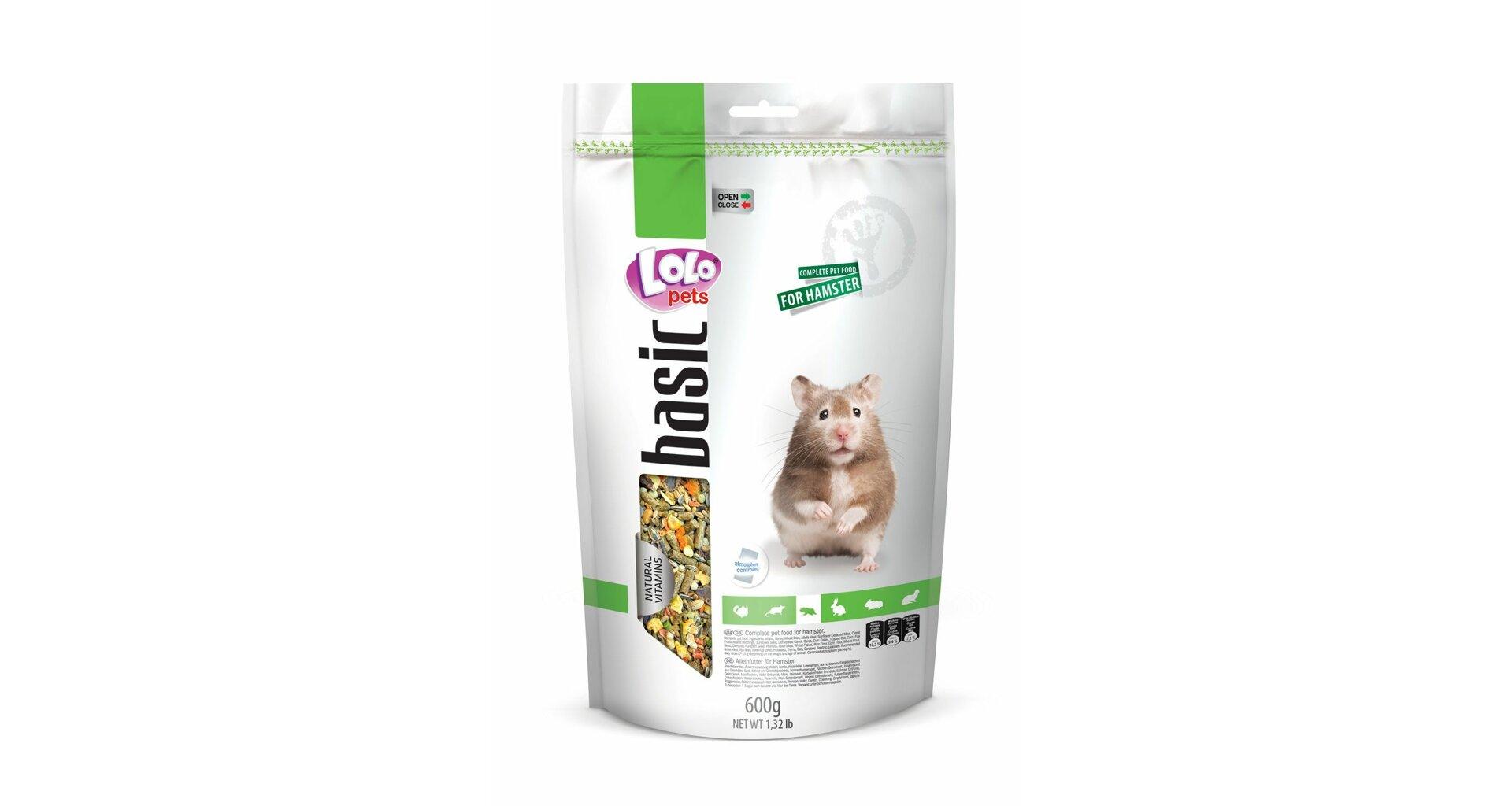 5904479701145.jpg LoLo Pets Foody täissööt hamstritele 600g - Pilt 1
