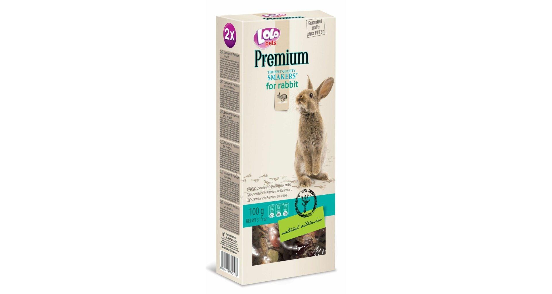 5904479712578.jpg LoLo Pets Premium närimispulgad jänestele 2tk 100g - Pilt 1