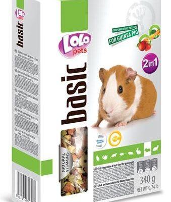 LoLo Pets Foody täiendsööt merisigadele köögi- ja puuviljadega 340g