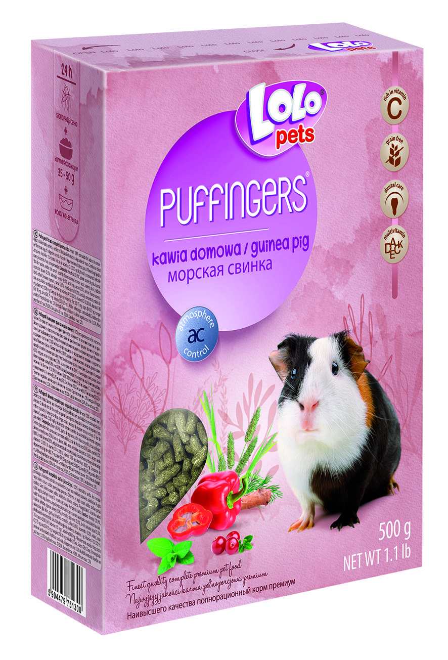 5904479751300.jpg LoLo Pets Puffingers täissööt merisigadele 500g - Image 1