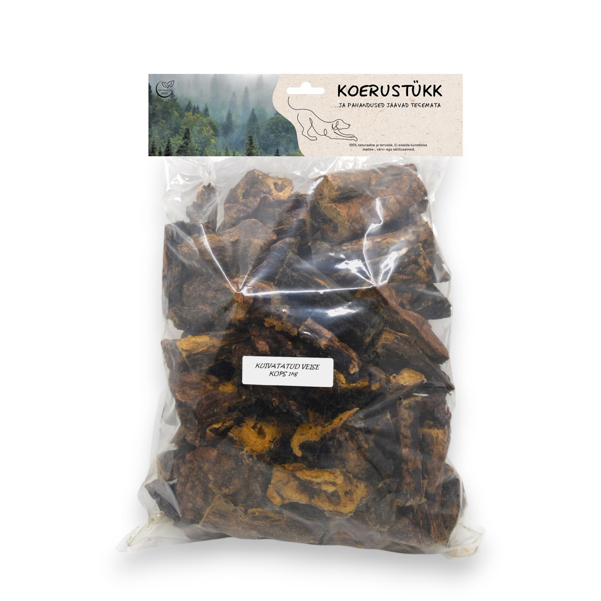 722777193838.jpg Koerustükk veise kopsud koerale 1kg - Image 1