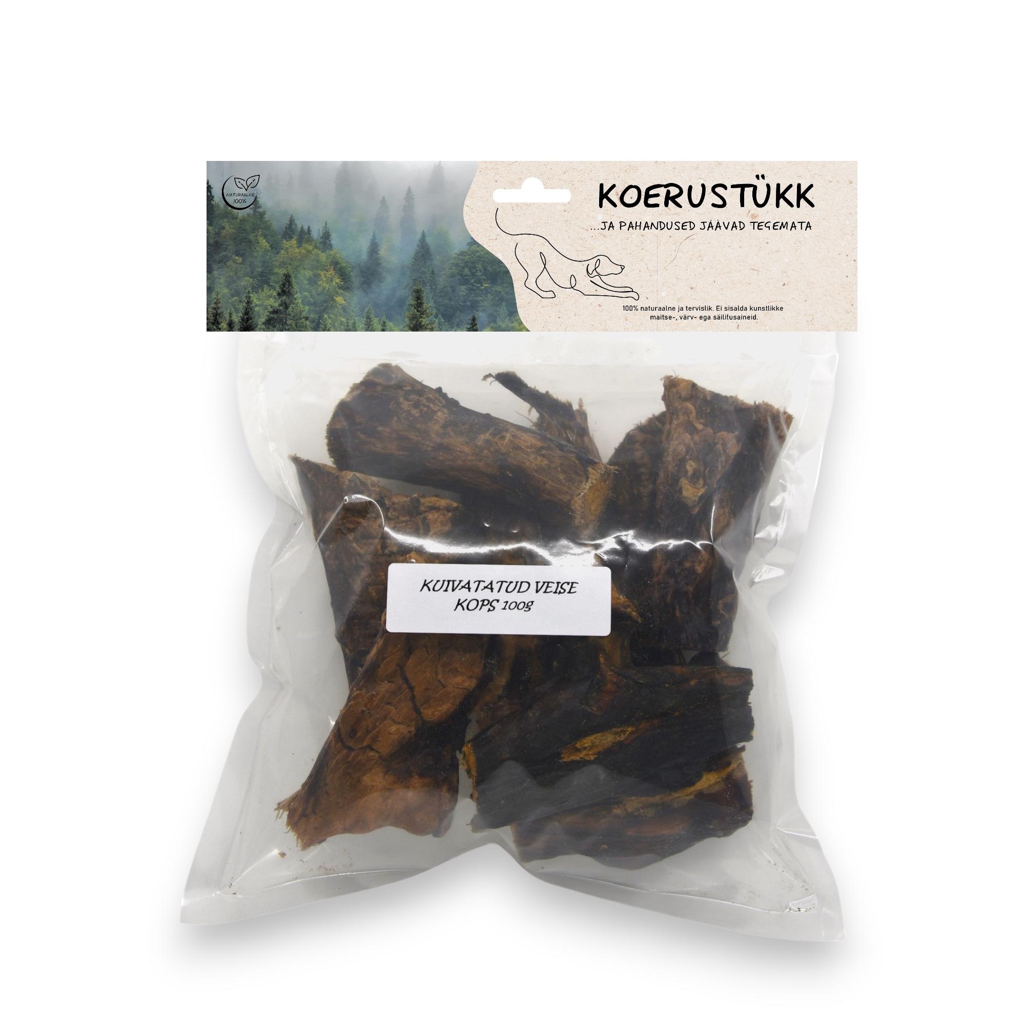 722777194231.jpg Koerustükk veise kopsud koerale 100g - Image 1