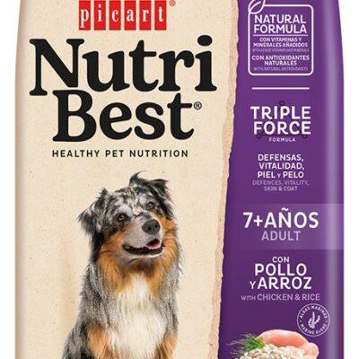 Nutribest Adult 7+ Chicken & Rice koeratoit 15kg