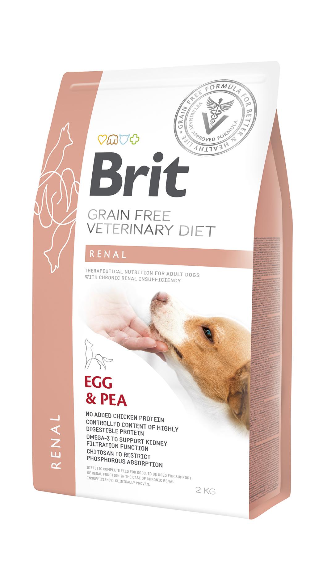 8595602528196.jpg Brit Veterinary Diet Renal erisööt koertele 2kg - Image 1