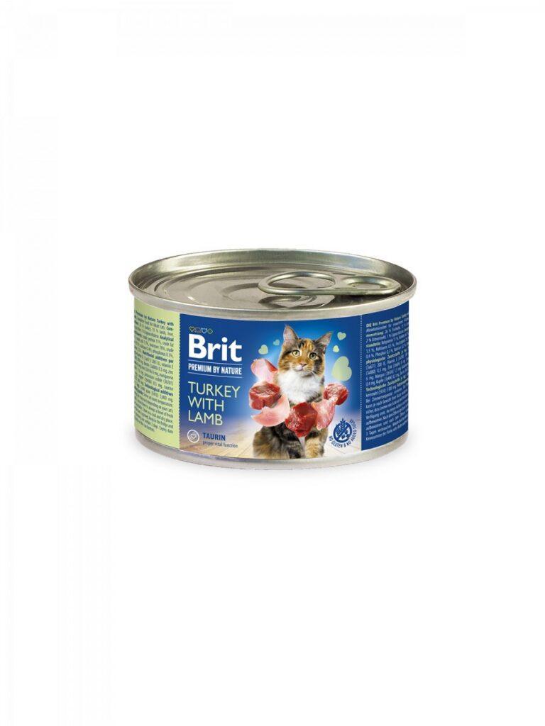 Brit Premium by Nature Turkey with Lamb konserv kassidele 200g