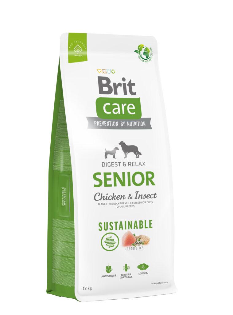 Brit Care Sustainable Senior Chicken & Insect koeratoit 12 kg