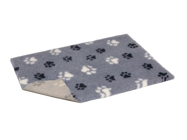 236069.jpg VetBed Duo Paws libisemisvastane matt, 75x50cm, hall/valge/must - Image 1