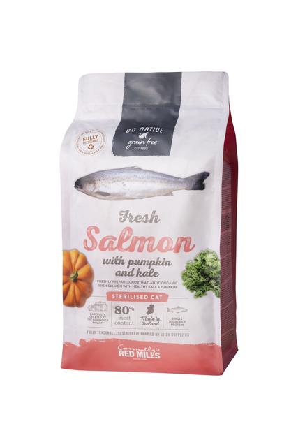 265083.jpg GO NATIVE KASSI TÄISSÖÖT LÕHE/KÕRVITS/LEHTKAPSAS 1,5KG - Image 1