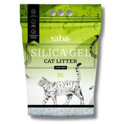 SABA Aloe Vera lõhnaline silikageelist kassiliiv 5L