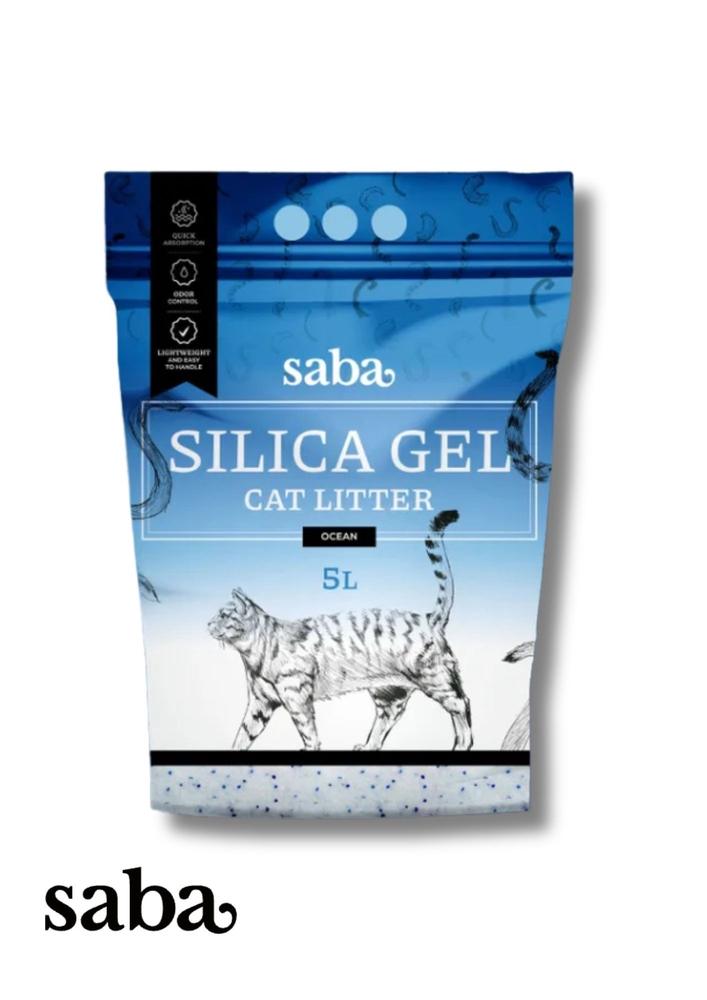 4745010489082.jpg SABA ookeanilõhnaline silikageelist kassiliiv 5L - Pilt 1