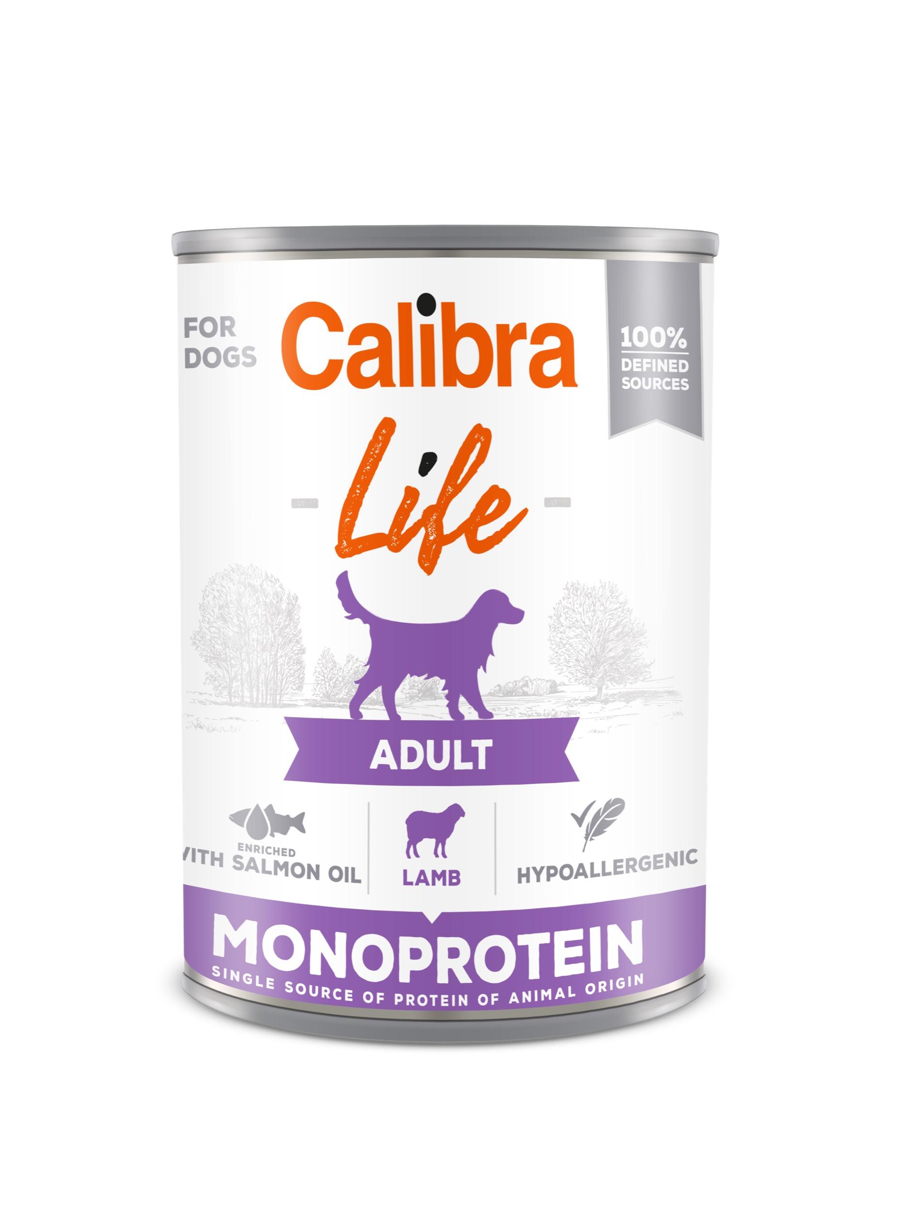 8594062080145-1.jpg Calibra Life Adult Lamb konserv koertele 400g - Pilt 1