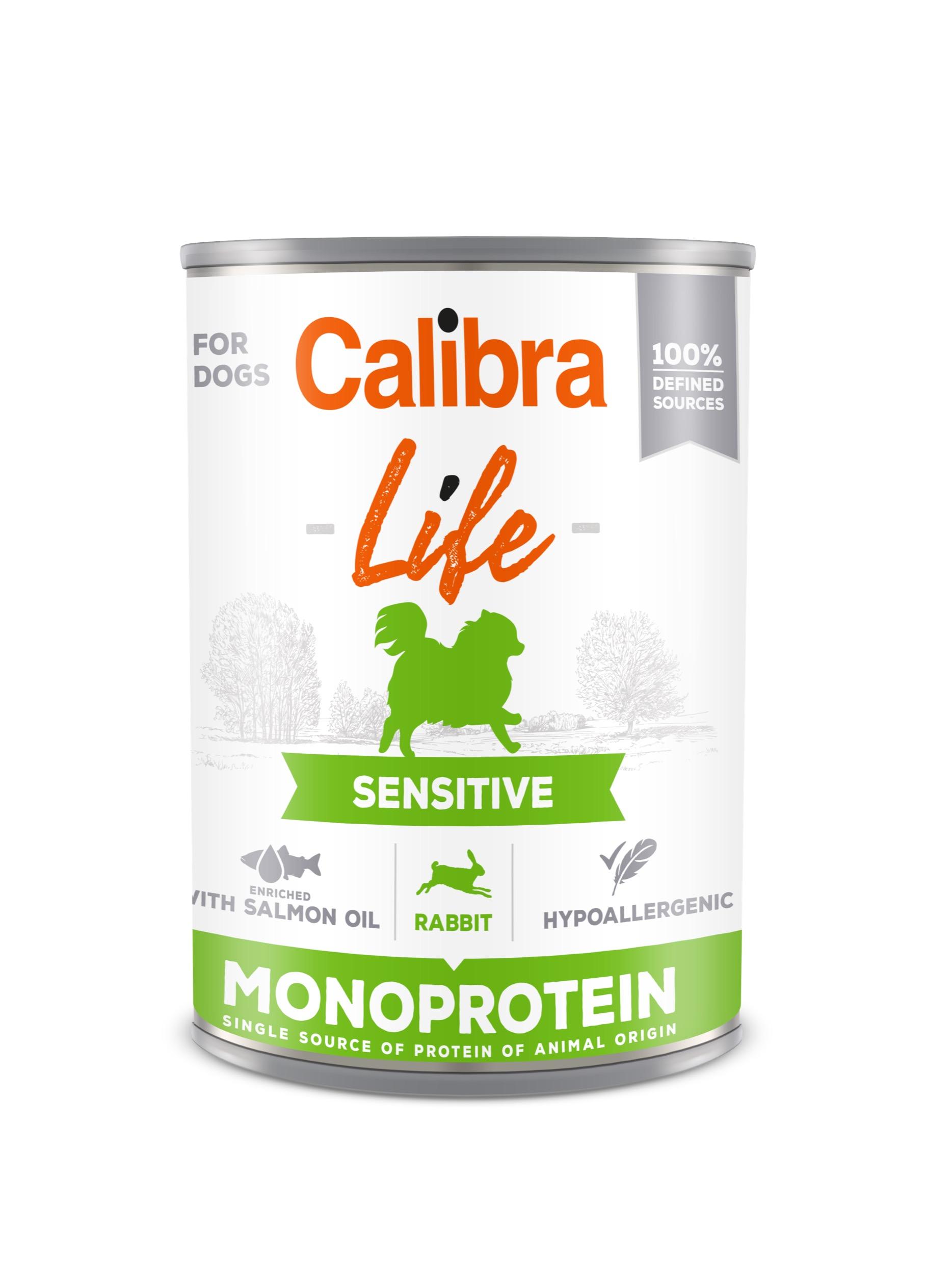 8594062080206-1.jpg Calibra Life Sensitive Rabbit konserv koertele 400g - Pilt 1
