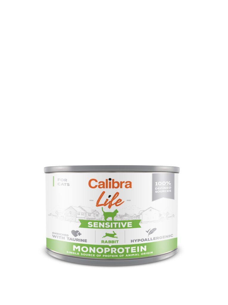 Calibra Life Sensitive Rabbit konserv kassidele 200g