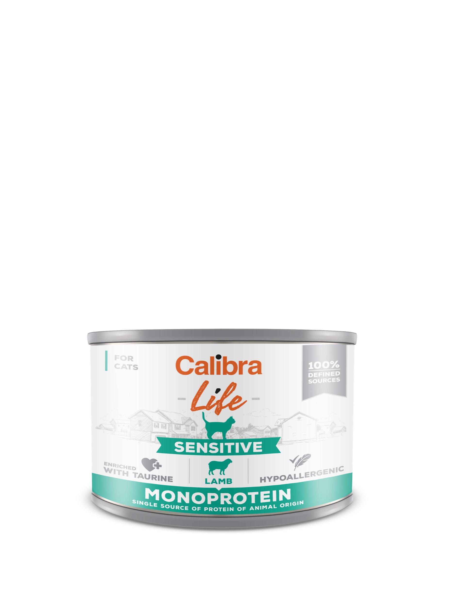 8594062080268-1.jpg Calibra Life Sensitive Lamb konserv kassidele 200g - Pilt 1