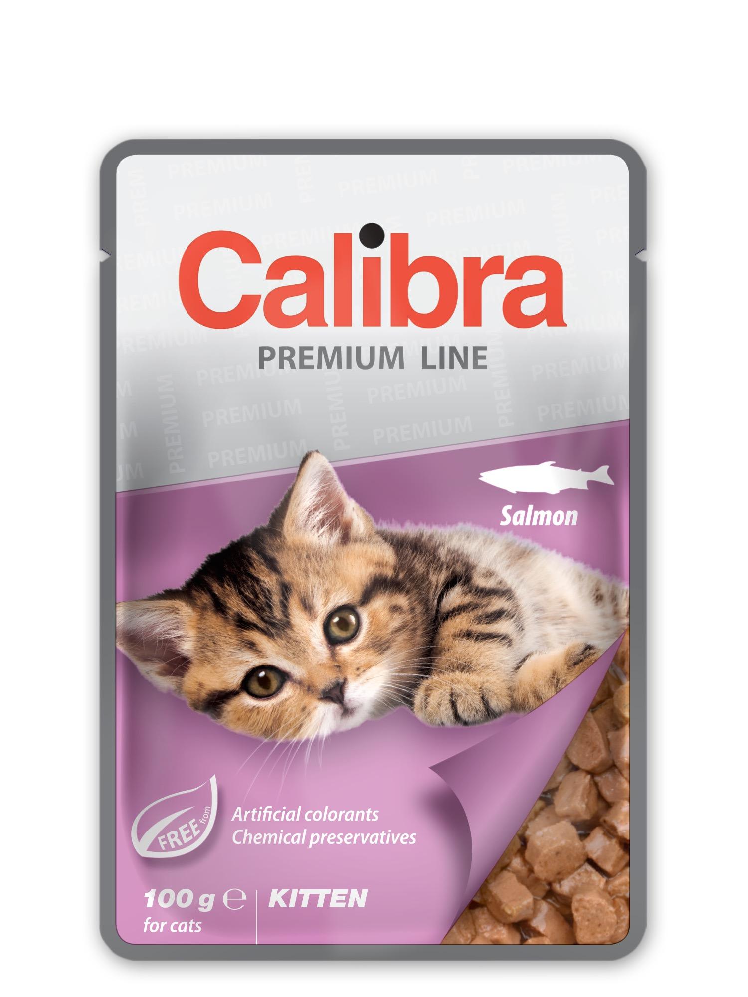 8594062084808.jpg Calibra Premium Kitten Salmon märgtoit kassipoegadele 100g - Pilt 1
