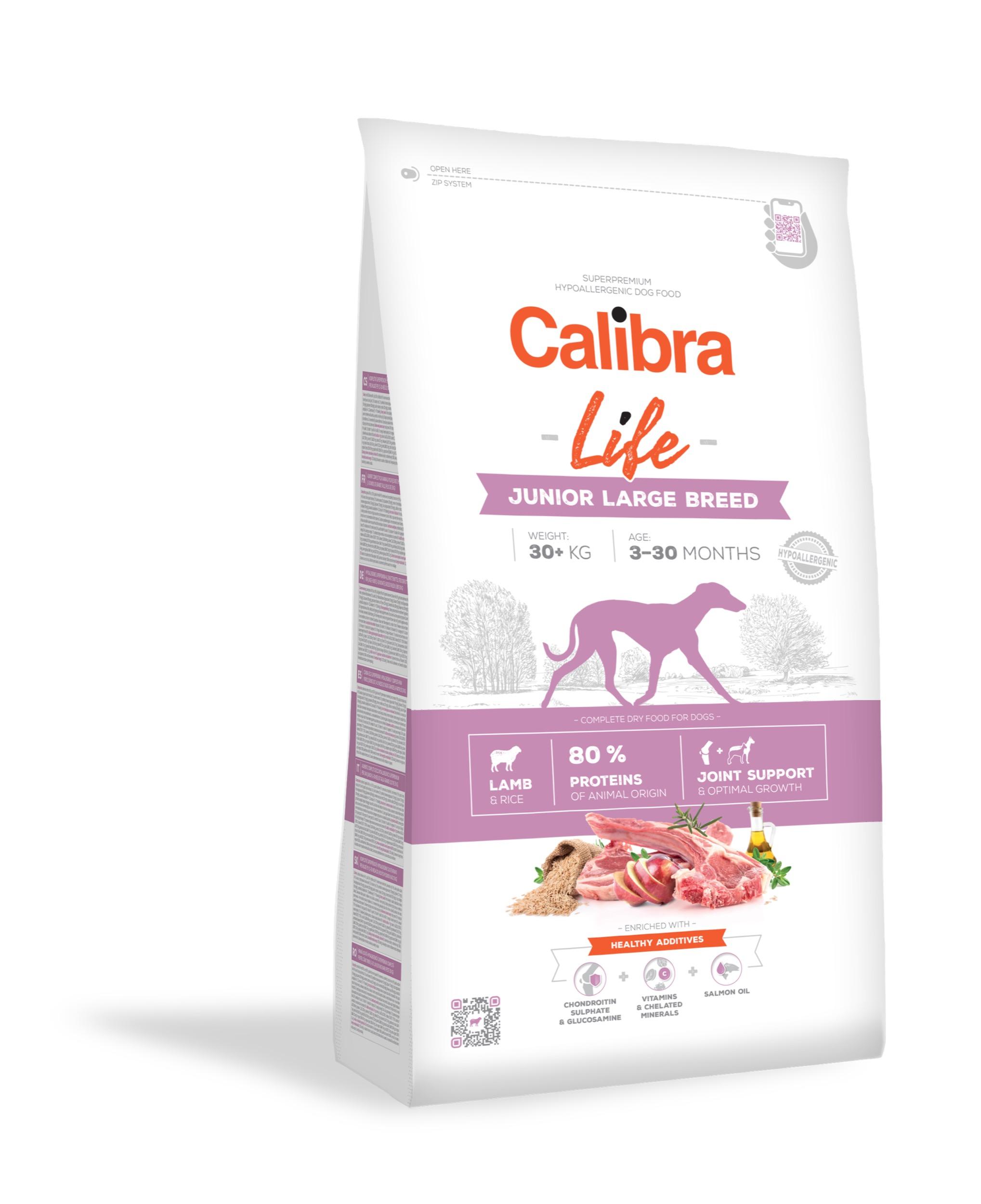 8594062086543-1.jpg Calibra Life Junior Large Breed Lamb koeratoit 12kg - Pilt 1