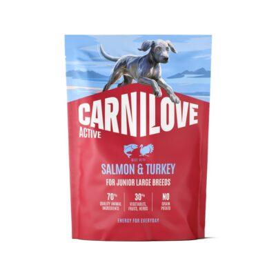 Carnilove Active Salmon & Turkey Junior LB koeratoit 1,5kg