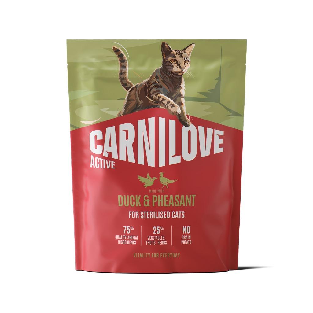 8595602581726.jpg Carnilove Active Duck & Pheasant Adult Sterilised kassitoit 0,4kg - Pilt 1