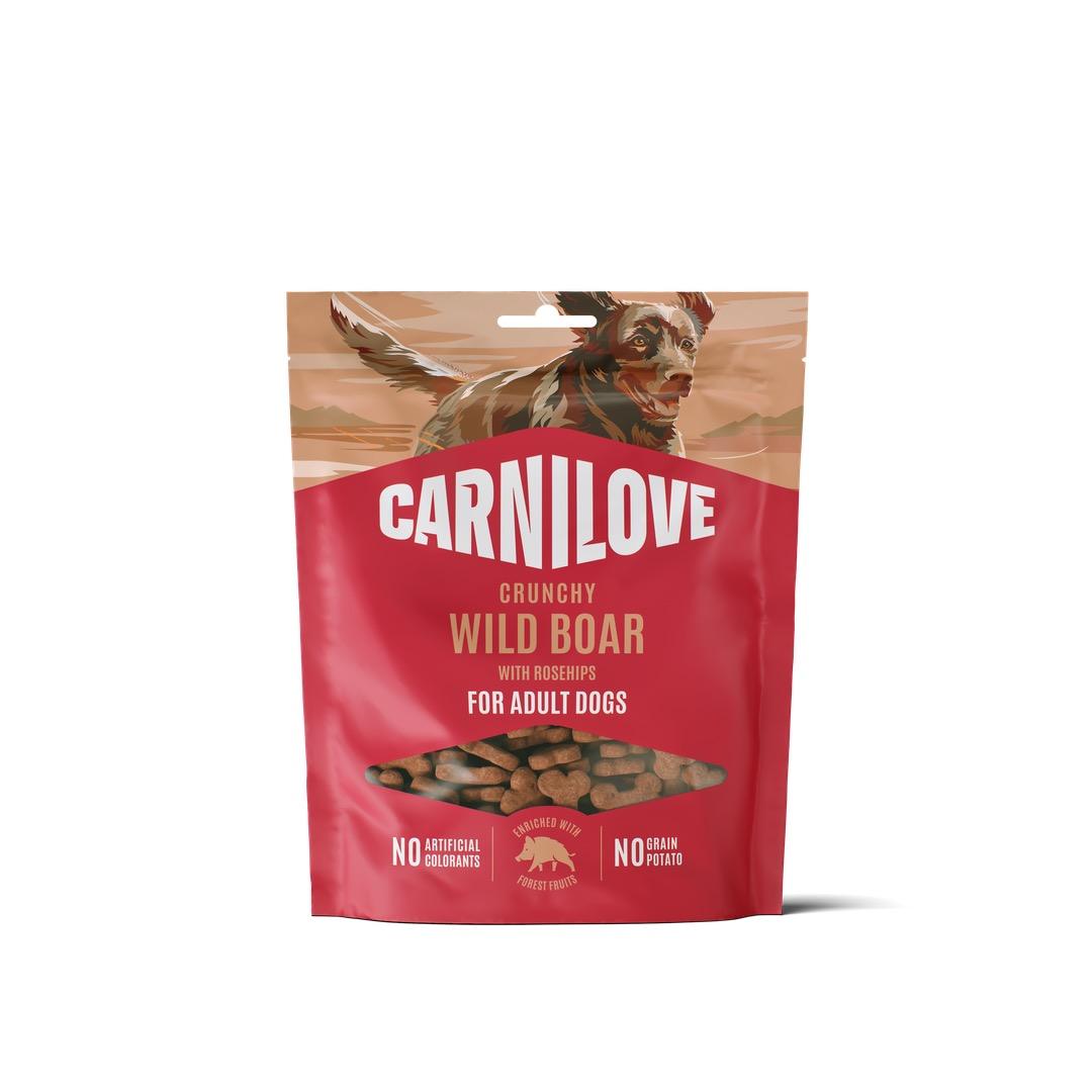 8595602582594.jpg Carnilove Wild Boar with Rosehips maiused koerale 200g - Pilt 1