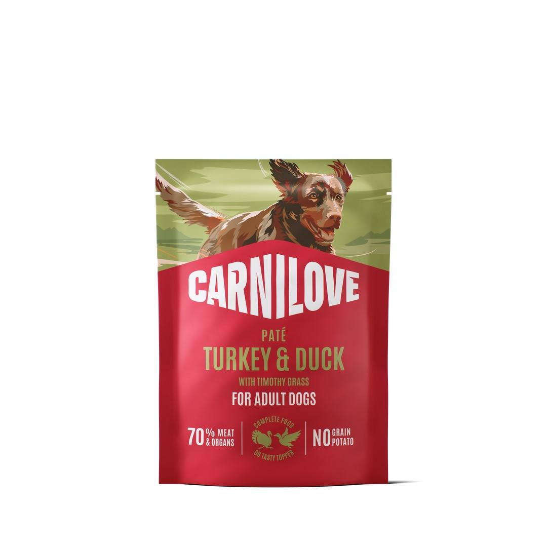 8595602583713.jpg Carnilove Pate Turkey & Duck märgtoit koertele 300g - Pilt 1