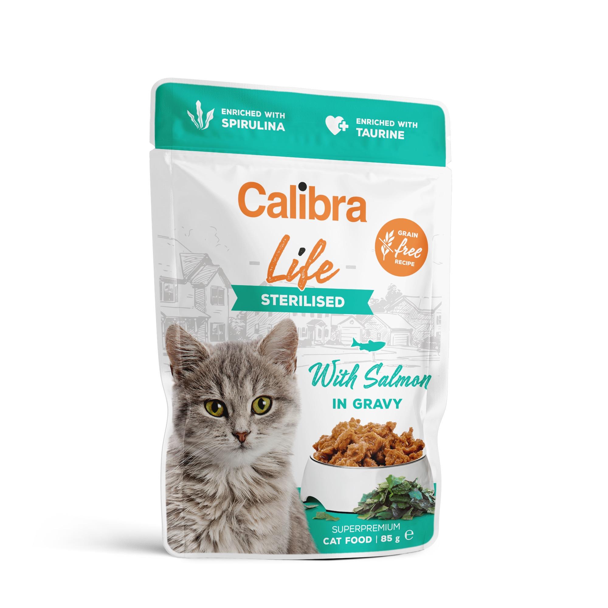 8595706700894-1.jpg Calibra Life Sterilised Salmon märgtoit kassidele 85g - Pilt 1