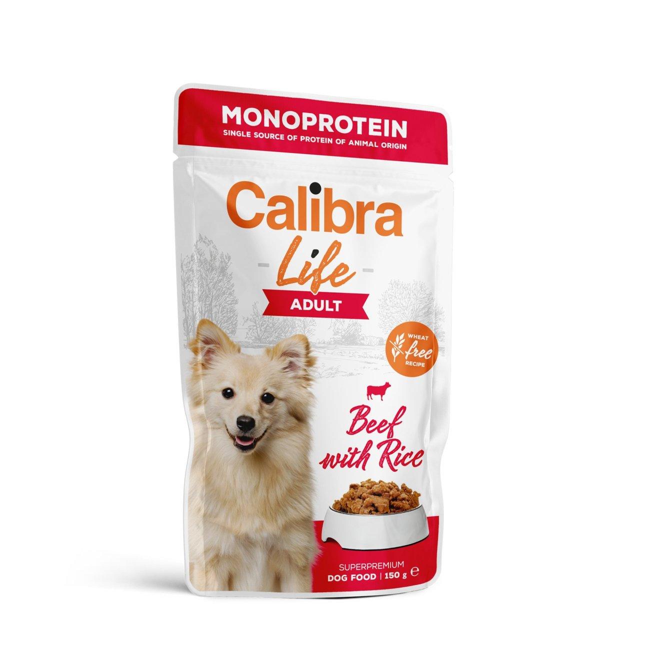 8595706703499-1.jpg Calibra Life Adult Beef märgtoit koertele 150g - Pilt 1