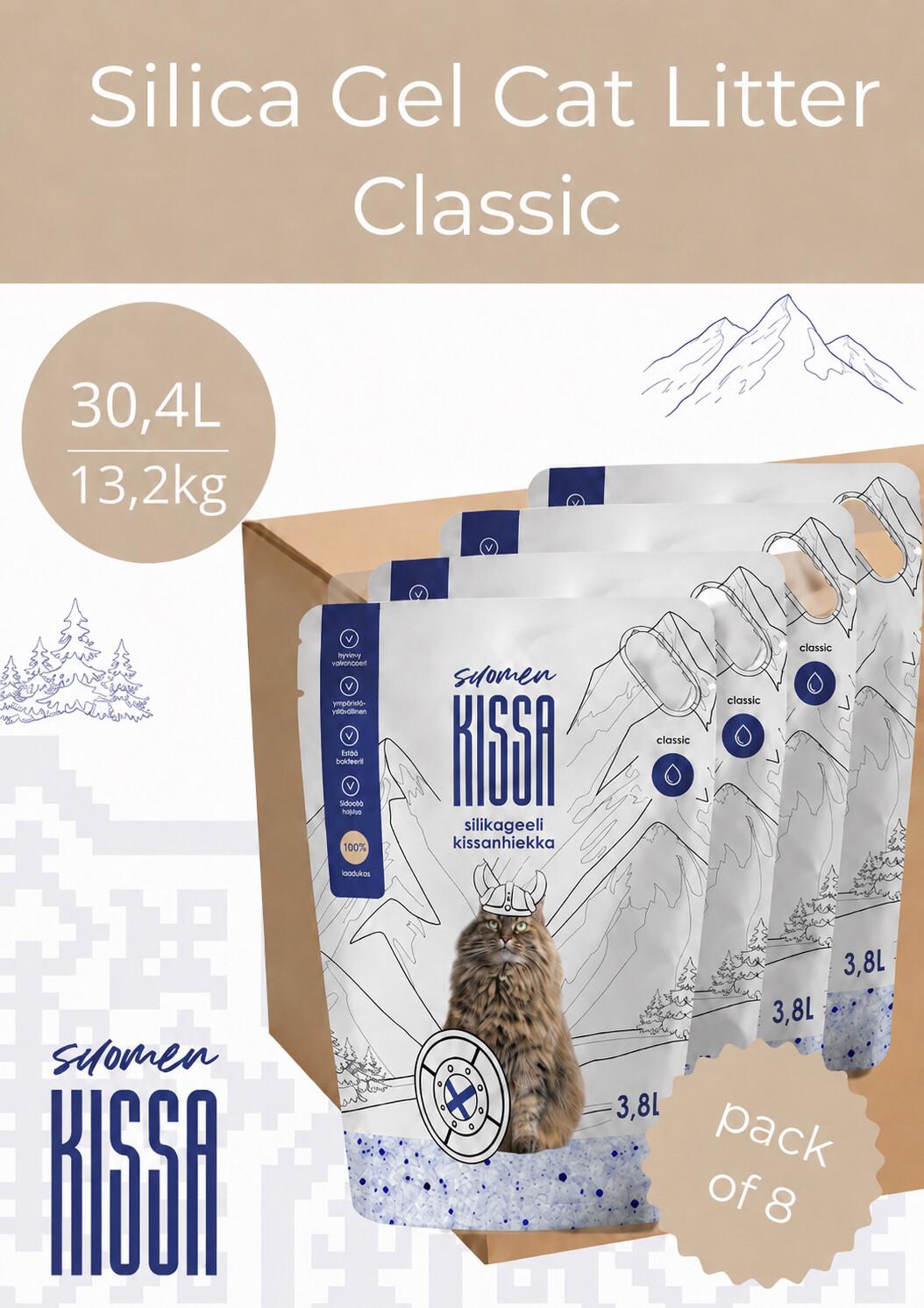 14745011022513.jpg Suomen Kissa lõhnatu silikageelist kassiliiv 30,4L - Pilt 1