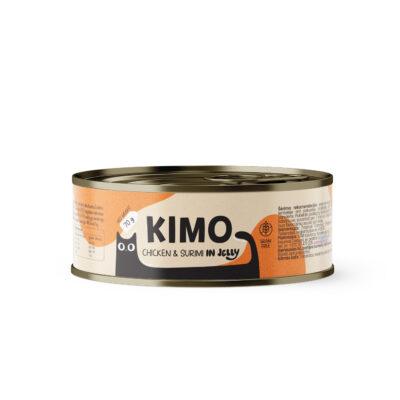Kimo Chicken & Surimi in Jelly konserv kassidele 70g