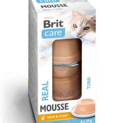 Brit Care Mousse Real Tuna märgtoit kassidele 6x25g