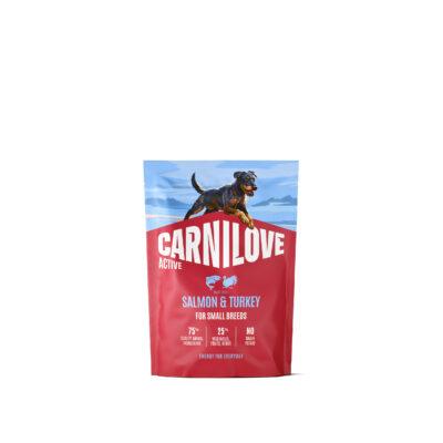 Carnilove Active Salmon & Turkey Adult Small Breed koeratoit 1,5kg